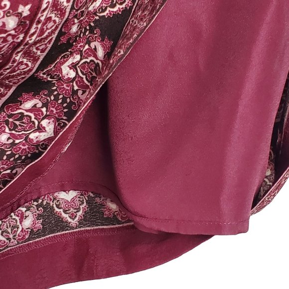 Garnet Hill Bohemian Pocket Midi, Pocket Silky Lined Dress, RARE Print, HTF - Picture 8 of 10